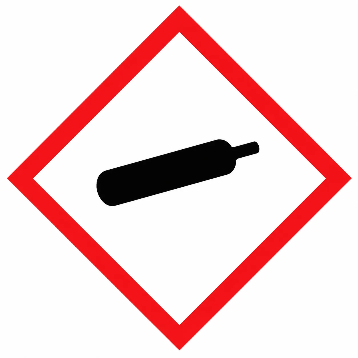 GHS04 gas under pressure pictogram.