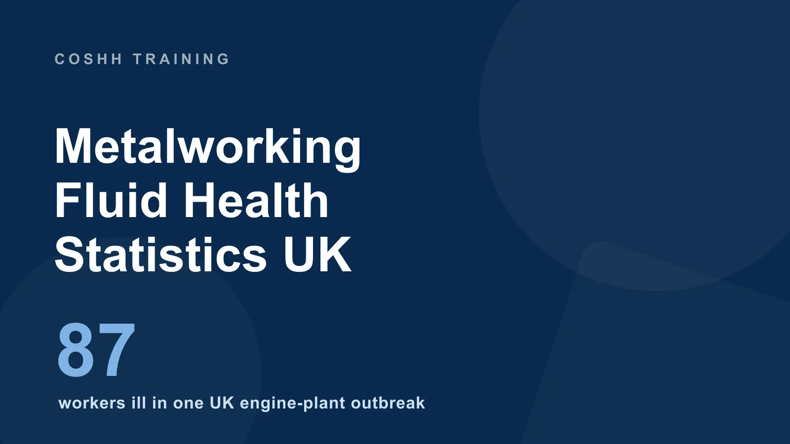 Metalworking Fluid Health Statistics UK: Asthma, Alveolitis & Mist Risks (2026)