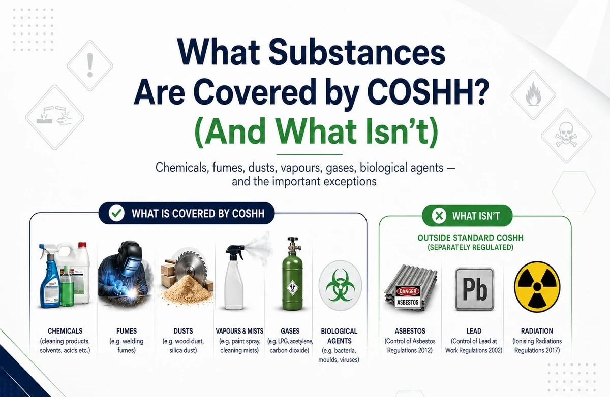 What Substances Are Covered by COSHH? (And What Isn't)
